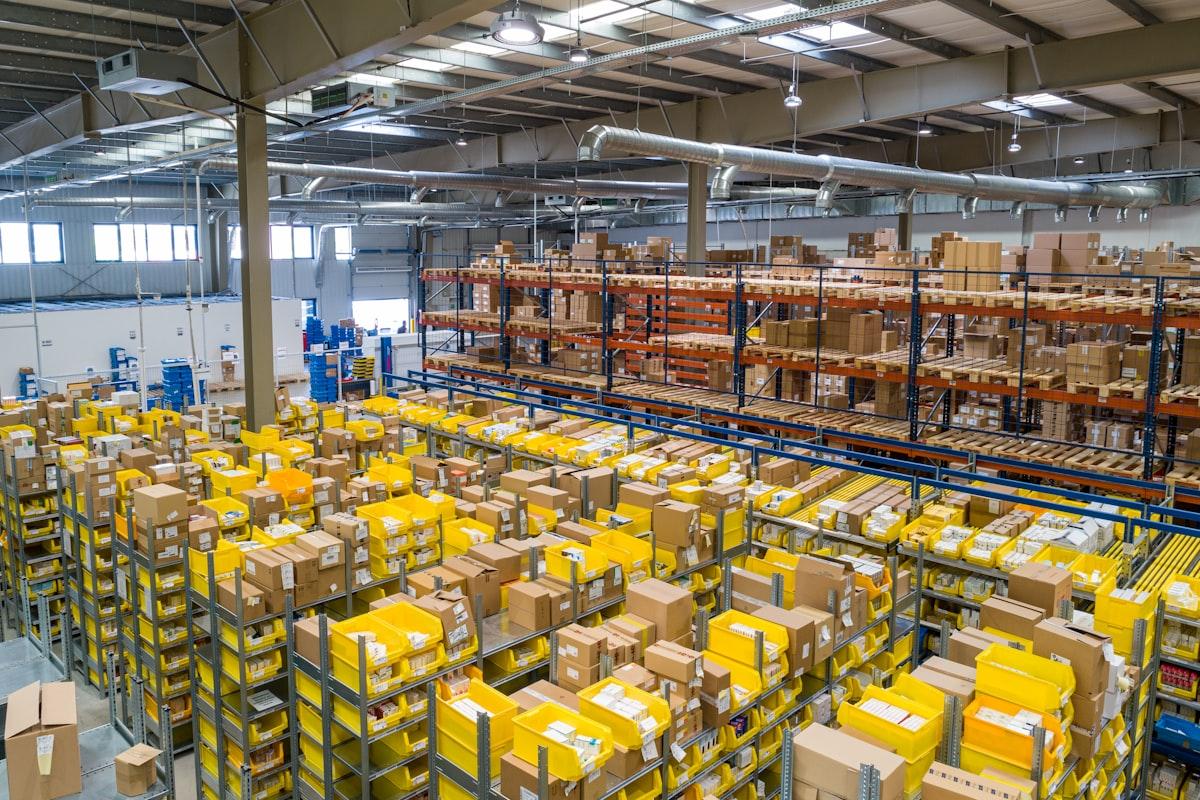 Manufacturing warehouse and industrial plant