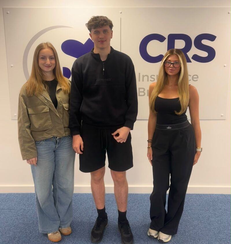 Ethan Tate, Libby Otway and Evie Watts, CRS apprentices with Skills Edge Training